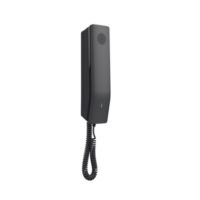 Teléfono IP Hotelero Wi-Fi, 2 líneas SIP con 2 cuentas, codec Opus, IPV4/IPV6, color negro, con gestión en la nube GDMS