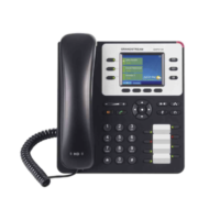Teléfono IP Empresarial de 3 Líneas con 4 teclas de función, 8 teclas de extensión BLF y conferencia de 4 vías. PoE