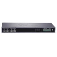Gateway VoIP GrandStream ATA de 16 puertos FXS + 1 puerto TELCO de 50 pins, p/montaje en rack