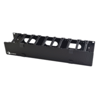 Organizador de Cable Horizontal RouteIT, Sencillo, Para Rack de 19in, 4in de profundidad, 2UR