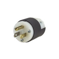 Clavija Entrada Recta/ 15A 125V/ 2 Polos 3 Hilos/ Nema 5-15P/ Grado Industrial- Comercial.