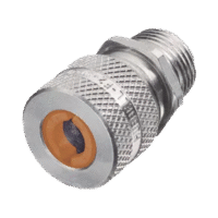 Conector de cable, de aluminio macho recto, .13 - .19" (3.2 - 4.7 mm), 3/4".
