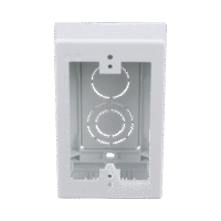 Caja de Pared Superficial, uso Universal con Placas de Pared, Con Cinta Adhesiva, Color Blanco
