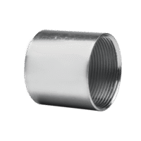 Cople Galvanizado  de 1" (25 mm) para Tubo Conduit Cédula 40.