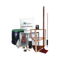 Kit Pararrayo con Accesorios para Protección de Diámetro de 200m.