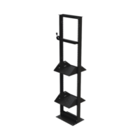 Kit de Rack Estándar 19", 45 UR con 2 Charolas  y PDU (8 tomas). Ideal para UPS y Servidores tipo Torre.