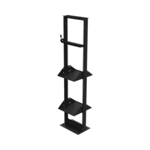 Kit de Rack Estándar 19", 45 UR con 2 Charolas  y PDU (8 tomas). Ideal para UPS y Servidores tipo Torre.