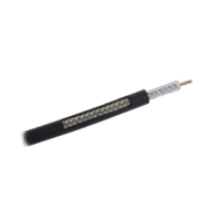 Metro de Cable Coaxial RG-58 LMRLW-195, Malla de Aluminio, Baja Pérdida de 50 Ohms, Conductor de Cobre Sólido