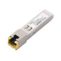 Transceptor Óptico SFP a RJ45 / Auto negociación 10/100/1000 Mbps / Conector RJ45 / 1000BASE-T / Distancia de hasta 100 m.