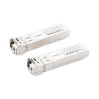 Transceptores Ópticos Bidireccionales SFP+ (Mini-Gbic) / Monomodo 1270 & 1330 nm / 10 Gbps / 10GBASE-BX / Conector LC/UPC Simplex / DDM / Hasta 10 km / 2 Piezas