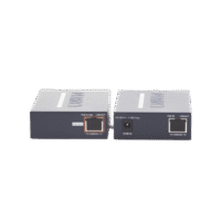 Kit Transmisor y Receptor PoE de Largo Alcance sobre Coaxial hasta 1km