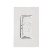 (Caseta Wireless) Atenuador de pared. Aumenta/Disminuye Intensidad de Iluminación.  No requiere cable neutro. 150W LED / 600W INC/HAL