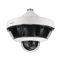 Cámara IP Multisensor 8 - 20 MP (4 sensores de 2 o 5 MP) lentes intercambiables con PTZ 2 MP 32X / Hasta 5 tarjetas SD de 256 GB / WDR de hasta 150dB / IP66 / IK10