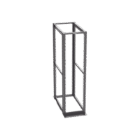 Rack de Cuatro Postes Estándar de 19", Rieles Con Orificio Para Tuerca Enjaulada, Profundidad Máxima de 41.5 in, 45 Unidades de Rack, Color Negro