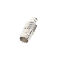 Conector BNC Hembra de 75 Ohm, Anillo Plegable para Cable RG-6/U, Níquel/ Oro/ Teflón.