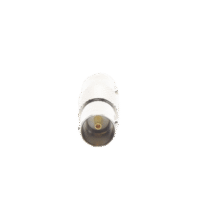 Adaptador Tipo Barril para 75 Ohm, de Conector BNC Hembra a BNC Hembra, Níquel/ Oro/ Teflón.