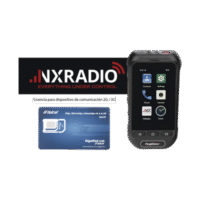 KIT Radio RG360 +12 Meses Servicio NXRADIOTERMINAL + SIM TELCEL 1GB Mensual por 12 Meses