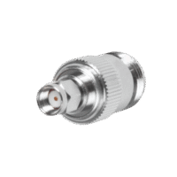 Adaptador en Línea, de Conector SMA Macho Inverso a N Hembra, Níquel/ Oro/ Teflón.