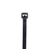 Cincho de Nylon 6.6 StrongHold™, 188mm largo x 4.8mm ancho, Color Negro, Exterior Resistente a Rayos UV, Paquete de 1000pz