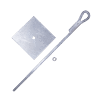 Ancla para Retenida para Muro con Ojo de Llave Galvanizado por Inmersión en Caliente (Requiere Placa Igualadora).