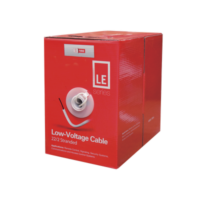 Bobina de 305 Metros de Cable / 2x22 AWG / Tipo CCA de Color Blanco / Aplicaciones en Alarmas de Intrusión/Control de Acceso/Automatización/ Interfonos y TV porteros