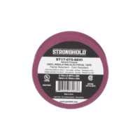 Cinta Eléctrica STRONGHOLD para Aislar, de PVC, Uso General Reparación y Mantenimiento, Grosor de 0.18mm (7 mil), Ancho de 19mm, y 20.12m de Largo, Color Violeta