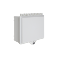 Gabinete de Policarbonato Blanco Súper Resistente, para Uso en Interior o Exterior, Cerradura con Llave