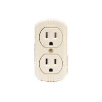 Contacto Dúplex 127 Vca, 15 A Max. Para Sobreponer (Sin perforar la superficie).