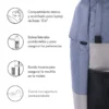 MOCHILA BACKPACK TECH ZONE STRONG TZ21LBP07-B PARA LAPTOP DE 15.6