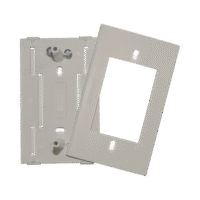 Soporte y tapa universal color Marfil de PVC auto extinguible, para canaleta TEK-100-M (5595-19001)
