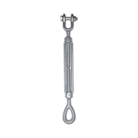 Tensor de 1/2" x 12" Acero Forjado OJO-QUIJADA Galv. Inmersión en Caliente (Carga Max. 2200 lbs).