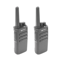 Par de radios TX500 VHF 136-174 MHz con 5 watts de potencia, 16 Canales Preconfigurados. TX500DUO TX500DUO