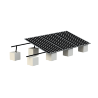 Montaje para Panel Solar, Riel "8" de 5400mm para Módulos con Espesor de 30-35mm, Velocidad de Viento Máx. 136km/h (20° a 45°) Con Anodizado Negro