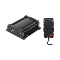 Sirena Vehicular de 100W de Potencia Con Controlador Unimando, Control de Tonos, Patrones de destello de Barras de Luces X67RB / X75RBS  y Micrófono