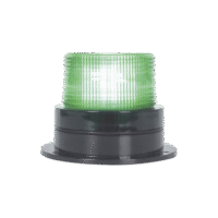 Burbuja Brillante de Larga Vida Útil, con 8 LEDs Color Verde, Domo Verde