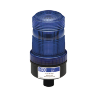 Mini baliza de LED color azul montaje permanente SAE Clase III
