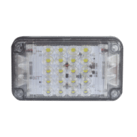 Luz de Advertencia de 7X4", Color Claro, Con Luces de Trabajo, Ideal para Ambulancias