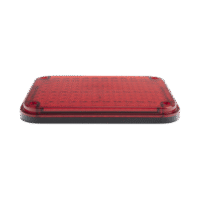 Luz de Advertencia de 9X7", Color Rojo, Ideal para Ambulancias