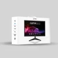 MONITOR ACTECK CAPTIVE BRITE CB195 / 19.5 PUL / PLANO / HD / 75 HZ / 5 MS / VGA - HDMI - DC / 5 BOTONES / NEGRO / AC-939409