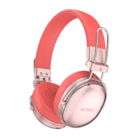 Audifonos color salmon