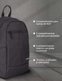 MOCHILA BACKPACK TECH ZONE EASY LITE PARA LAPTOP DE 15.6