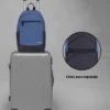 MOCHILA BACKPACK TECH ZONE AZUL TZLBP16 PARA LAPTOP DE 15.6
