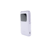 Power Bank Inalambrico | 5000mAh | 7.5W | Con Emojis de Estado | Carga Rápida USB-C Bidireccional | Pantalla TFT Inteligente | 13 niveles de Proteccion | Con Holder | Color Purple. (copia)