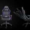 SILLA OCELOT GAMING OSRGB / VINIPIEL / RGB / BASE METALICA AJUSTABLE / DESCANSABRAZOS 4D / PISTON CLASE 4 / RECLINABLE 90-155 GRADOS / HASTA 150KG / COJINES LUMBAR Y CERVICAL / COLOR NEGRO