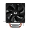 DISIPADOR DE AIRE BALAM RUSH NITROX NX20 / COMPATIBILIDAD INTEL - AMD / HIDRAULICO / 3 PINES / 2 PIPAS / 92 MM / FLUJO DE AIRE 46 CFM / NEGRO / BR-93789