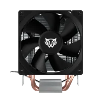 DISIPADOR DE AIRE BALAM RUSH NITROX NX20 / COMPATIBILIDAD INTEL - AMD / HIDRAULICO / 3 PINES / 2 PIPAS / 92 MM / FLUJO DE AIRE 46 CFM / NEGRO / BR-93789