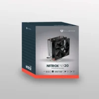 DISIPADOR DE AIRE BALAM RUSH NITROX NX20 / COMPATIBILIDAD INTEL - AMD / HIDRAULICO / 3 PINES / 2 PIPAS / 92 MM / FLUJO DE AIRE 46 CFM / NEGRO / BR-93789