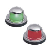 Set de Luces Laterales de Montaje Horizontal en Carcasa de Acero Inoxidable para Todo Tipo de Embarcación Menores de 12 Metros