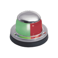 Luz Lateral de Navegación Roja con Carcasa Blanca