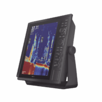 Ecosonda de pesca comercial con salida de 1 kW, trabaja en frecuencia 50/77/200 kHz, Doble canal CHIRP 28-210, SideVü/ClearVü,260/455/800